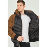 Dewberry M8649 MEN'S COAT-LACİVERT-CAMEL Cijene