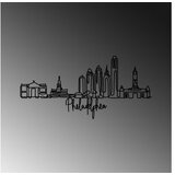 WALLXPERT dekorativni metalni zidni pribor philadelphia crna boja | ePonuda.com