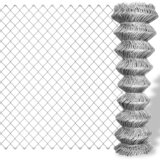 vidaXL Mrežna ograja pocinkano jeklo 15x1,25 m srebrna, (20766140) | Shoptok.si