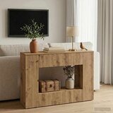  Konzolna stolica Prugasti Zanatski Hrast 101 x 29 x 74 cm | shoptok.hr