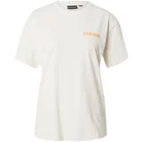 Napapijri Majica 'FABER' oranžna / bela