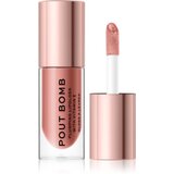 Makeup Revolution Pout Bomb sijaj za ustnice za večji volumen z visokim sijajem odtenek Doll 4.6 ml Cene