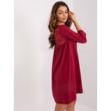 RUE PARIS Dress-RV-SK-7321.70-burgundy | shoptok.hr