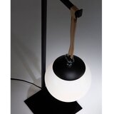 Kave Home Črna kovinska namizna svetilka s plastičnim senčilom (višina 60 cm) Monteiro – | Shoptok.si