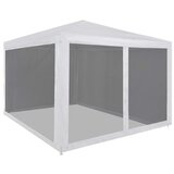 Šator za zabave s 4 mrežasta bočna zida 3 x 3 m | shoptok.hr