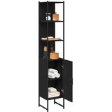  Kupaonski ormar Crni hrast 33 x 33 x 185,5 cm Konstruirano drvo | Eponuda.com