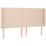  Uzglavlje boja cappuccina 203x16x118/128cm umjetna koža | shoptok.hr