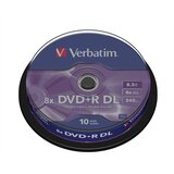 Verbatim dvd+r medij 10PK dl c (43666) | Shoptok.si