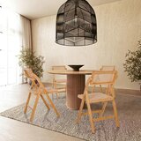 Gardenson Zložljiv Stol Tudela Bamboo, Rjava | Shoptok.si
