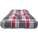  Jastuk za palete crveni karirani 120 x 40 x 12 cm od tkanine | Eponuda.com