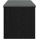  Klupa za hodnik s jastukom Crni hrast 103 x 38 x 40 cm | shoptok.hr
