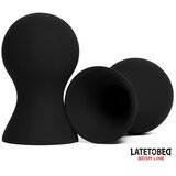 LATETOBED BDSM Line Silicone Nipple Suckers Black | shoptok.hr
