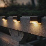 Rabalux 77166 - 4x LED Solarno zidno svetlo sa senzorom sumraka ISPRA 0,06W/1,2V 300 mAh IP44 | Eponuda.com