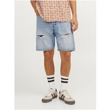 Jack & Jones Tony Men's Light Blue Denim Shorts - Men's Cene