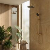 REA Bath Tuš set Rea Lungo Stripe Brush Gold | shoptok.hr