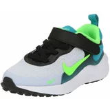Nike Športni čevelj 'REVOLUTION 7' cijansko modra / neonsko zelena / črna / bela