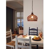 Eglo okrugla viseća svjetiljka jadida (60 w, Ø x v: 330 mm x 110 cm, antikno smeđe, E27) | shoptok.hr