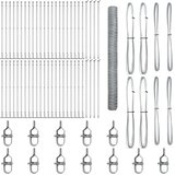 vidaXL šesterokotna ograja 1,5x100 m pocinkano jeklo, ograjni stebri s podstavki 13 kos Ø32mm 83,5cm pocinkano jeklo | Shoptok.si