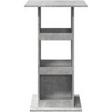  Barski stol s prostorom siva boja betona 60x60x102 cm drveni | shoptok.hr