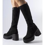 Gemre Black insulated heeled boots Zito | Shoptok.si