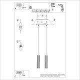 Nice Lamps Bela viseča svetilka Gleam – | Shoptok.si