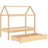  Okvir za dječji krevet s ladicom 70x140 cm od masivne borovine | shoptok.hr