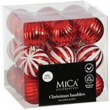 Mica Decorations Božićne kuglice (Crvena, Plastika, Promjer: 6 cm, 27 Kom.) | shoptok.hr