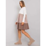 RUE PARIS Dress-RV-SK-7188.83P-brown | Shoptok.si