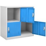  Ormarići s ključem 2 kom svjetlosivi/plavi 90x45x92,5 cm čelik | Eponuda.ba