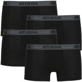 Athena Boksarice BASIC COTON Pack de 4 Črna | Shoptok.si