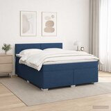  s box springom, madracem i LED-om Plava 140 x 200 cm | shoptok.hr