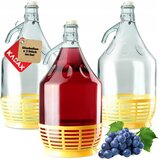 KADAX steklenica za vino 5L balon dama v košari steklenica za vino + zapiralo 3 kosi, (5000355087) | Shoptok.si