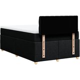  Krevet s oprugama i madracem crni 120 x 200cm od tkanine | shoptok.hr