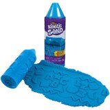Spin Master Kinetic Sand: pritisni in zavrti peščeno plastelino v modri barvi - Cene