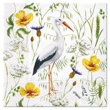  Salvete za dekupaž Stork in Grassland - 1 kom | ePonuda.com