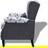 Motiv Fotelja s Patchwork Dizajnom od Tkanine | shoptok.hr