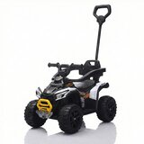  Dečija Guralica Kvad off-road 2u1 sa ručkom za guranje - Beli | Eponuda.com