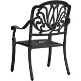  5-dijelni bistro set od lijevanog aluminija crni | shoptok.hr