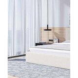 MESONICA Bež tapecirani bračni krevet s prostorom za odlaganje s podnicom 160x200 cm Bufo – | shoptok.hr