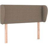 Vzglavje z ušesi taupe 93x23x78/88 cm blago, (20737258) | Shoptok.si