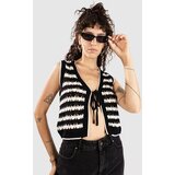 24COLOURS 41356A Knitted Vest Pulover black Cene