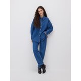 Reserved Straight fit traperice - plavo | shoptok.hr