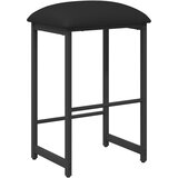  stolica Crna 40 x 32 x 64 cm Konstruirano drvo | shoptok.hr