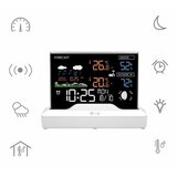 Manta vremenska stanica Windy, DCF, sat budilica, vanjski senzor, bijela MTO100W | shoptok.hr