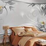 Artgeist Fototapeta Silver Abstract, 300x210cm | Shoptok.si