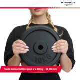Worqout Weights Hantelscheiben EINZELN 10.0 x 2 pc - unisex | shoptok.hr