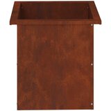  Vrtna posuda za sadnju s LED svjetlom Rđa 40 x 40 x 40 cm | shoptok.hr