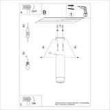 Nice Lamps Crna/u srebrnoj boji stropna svjetiljka Crown – | shoptok.hr