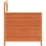  Vrtna sofa s naslonom za ruke smeđa 69x62x70,5 cm od borovine | shoptok.hr