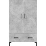  Visoka komoda boja betona 69,5 x 31 x 115 cm konstruirano drvo | shoptok.hr